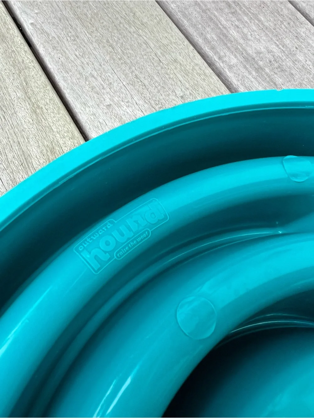Slow-Feed Dog Bowl Large 3 Cup- Teal